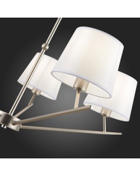 SLE300102-05 Светильник потолочный Никель/Белый E14 5*40W DENICE-foto9