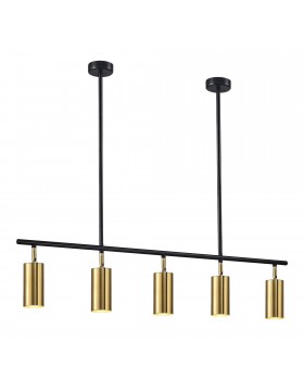 SL1206.413.05 Светильник подвесной ST-Luce Черный/Латунь GU10 5*5W 4000K SORMANO-foto3