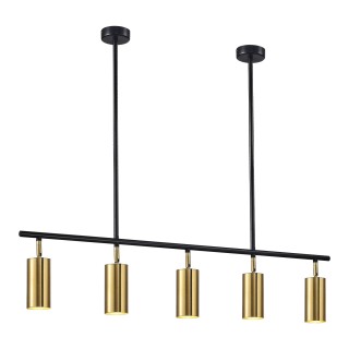 SL1206.413.05 Светильник подвесной ST-Luce Черный/Латунь GU10 5*5W 4000K SORMANO-foto3