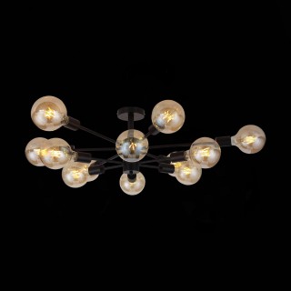 SL419.402.12 Люстра потолочная Черный E27 12*60W ANO-foto13