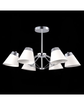 SLE155802-06 Люстра потолочная Хром/Белый E14 6*40W VARIO-foto4