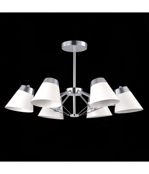 SLE155802-06 Люстра потолочная Хром/Белый E14 6*40W VARIO-foto4