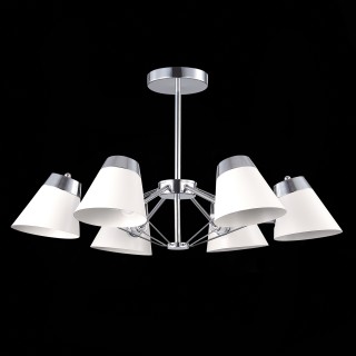 SLE155802-06 Люстра потолочная Хром/Белый E14 6*40W VARIO-foto4