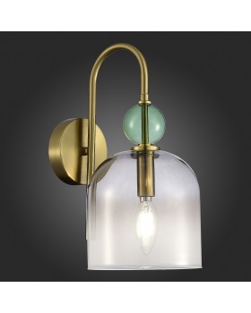 SL2000.211.01 Бра ST-Luce Золотистый/Дымчатый E14 1*40W GEA-foto4