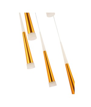 SLE200103-05 Светильник подвесной Золотистый/Золотистый, Белый LED 5*7W 3000K ORPELO-foto3