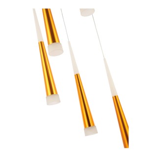 SLE200103-05 Светильник подвесной Золотистый/Золотистый, Белый LED 5*7W 3000K ORPELO-foto3