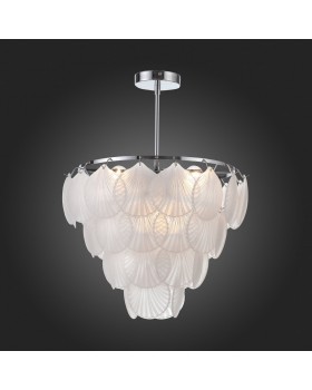 SLE104102-06 Люстра потолочная Хром/Белый E14 6*60W CHILLE-foto6