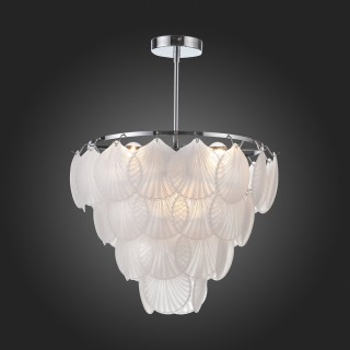 SLE104102-06 Люстра потолочная Хром/Белый E14 6*60W CHILLE-foto6