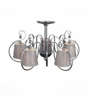 SL177.102.05 Люстра потолочная Хром/Серебристый E14 5*40W AZZURRO-foto11