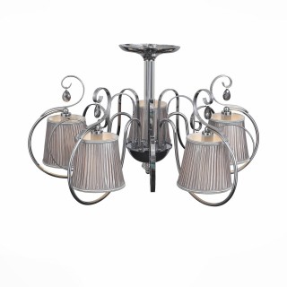 SL177.102.05 Люстра потолочная Хром/Серебристый E14 5*40W AZZURRO-foto11