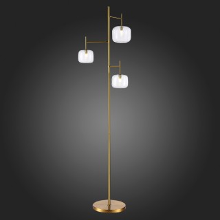 SL1049.305.03 Торшер ST-Luce Латунь/Прозрачный G9 3*5W FINN-foto5