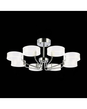 SLE283102-08 Люстра потолочная Хром/Белый LED 8*8W 3000K SOLLA-foto4