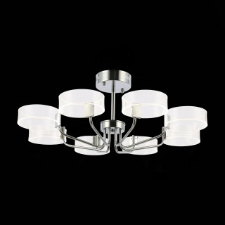 SLE283102-08 Люстра потолочная Хром/Белый LED 8*8W 3000K SOLLA-foto4