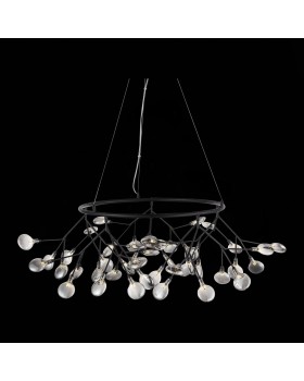 SL411.443.45 Люстра подвесная ST-Luce Черный/Дымчатый G4 45*1,5W RICCARDO-foto7