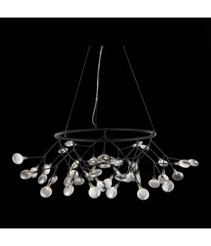 SL411.443.45 Люстра подвесная ST-Luce Черный/Дымчатый G4 45*1,5W RICCARDO-foto7