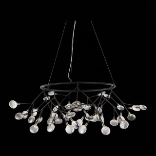 SL411.443.45 Люстра подвесная ST-Luce Черный/Дымчатый G4 45*1,5W RICCARDO-foto7