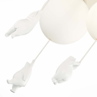 SLE115402-03 Светильник потолочный Белый/Белый E27/G9 3*160W MODENA-foto3