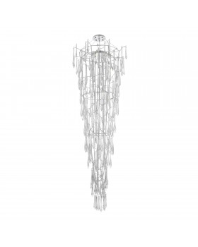 SL1660.103.25 Светильник подвесной ST-Luce Хром/Хром, Прозрачный G9 25*5W 4000K TEARDROPS-foto2