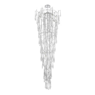 SL1660.103.25 Светильник подвесной ST-Luce Хром/Хром, Прозрачный G9 25*5W 4000K TEARDROPS-foto2