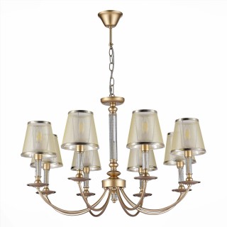 SLE1115-203-08 Люстра подвесная розовое золото/Розовое золото E14 8*60W VINCI-foto2