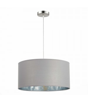SLE300513-01 Светильник подвесной Никель/Серый, Серебристый E27 1*40W BRESCIA-foto4