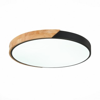 SLE200942-01 Светильник потолочный Черный, Светлое дерево/Белый LED 1*45W 3000K/4000K/6000K FESTA-foto11
