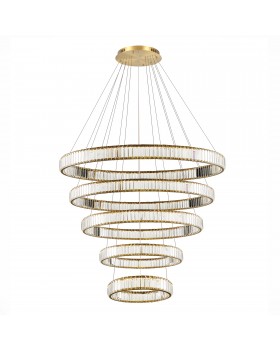 SL1622.313.05 Люстра подвесная ST-Luce Латунь/Прозрачный LED 1*285W 4000K TIVOLI-foto2