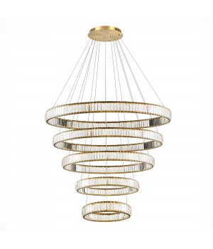 SL1622.313.05 Люстра подвесная ST-Luce Латунь/Прозрачный LED 1*285W 4000K TIVOLI-foto2