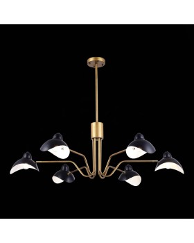 SL1801.313.06 Люстра подвесная ST-Luce Античная бронза/Черный E14 6*60W MINNE-foto4