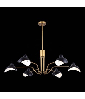 SL1801.313.06 Люстра подвесная ST-Luce Античная бронза/Черный E14 6*60W MINNE-foto4