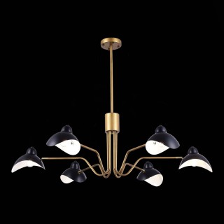 SL1801.313.06 Люстра подвесная ST-Luce Античная бронза/Черный E14 6*60W MINNE-foto4