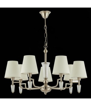 SLE105503-07 Люстра подвесная Никель/Белый E14 7*40W REIMO-foto5