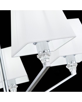 SLE107602-05 Люстра потолочная Хром/Белый E14 5*40W GRINDA-foto6