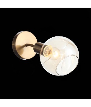 SLE155301-01 Светильник настенный Античная медь/Янтарный E14 1*60W GENTORE-foto4