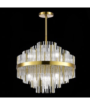 SL1634.303.09 Люстра подвесная ST-Luce Латунь/Прозрачный E14 9*60W RENS-foto4