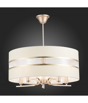 SLE300213-05 Светильник подвесной Шампань/Белый, Золотистый E14 5*40W ALMESE-foto5