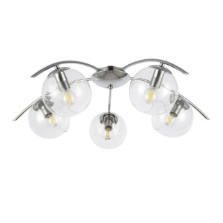 SLE102602-05 Люстра потолочная Хром/Прозрачный E14 5*40W RATELLA-foto2