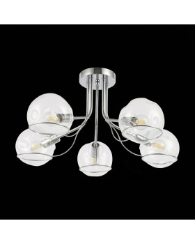 SLE102502-05 Люстра потолочная Хром/Прозрачный E14 5*40W BACA-foto5