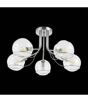 SLE102502-05 Люстра потолочная Хром/Прозрачный E14 5*40W BACA-foto5