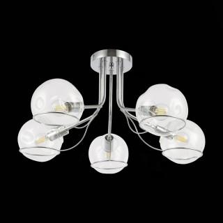SLE102502-05 Люстра потолочная Хром/Прозрачный E14 5*40W BACA-foto5