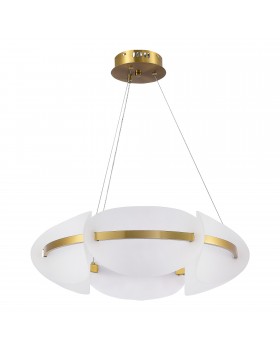 SL1304.203.45 Люстра подвесная ST-Luce Золотистый/Белый LED 1*45W 3000K ETOILE-foto2