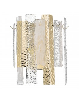 SL1636.201.02 Бра ST-Luce Золотистый/Белый, Золотистый E14 2*40W SCOLARE-foto2