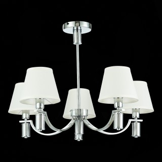 SLE111303-05 Люстра подвесная Хром/Белый E14 5*40W MONZA-foto5