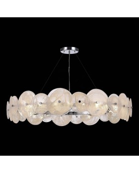 SL1658.103.22 Люстра подвесная ST-Luce Хром/Прозрачно-Белый G9 22*5W 4000K ELSA-foto4