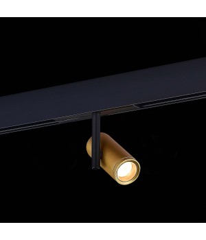 ST808.236.08 Магнитный трековый светильник Золотистый LED 1*8W 3000K 550Lm Ra>90 36° IP20 D42xH135 48VV SKYLINE 48-foto4