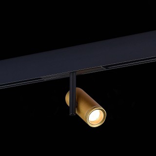 ST808.236.08 Магнитный трековый светильник Золотистый LED 1*8W 3000K 550Lm Ra>90 36° IP20 D42xH135 48VV SKYLINE 48-foto4