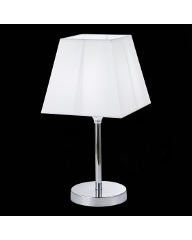 SLE107604-01 Прикроватная лампа Хром/Белый E14 1*40W GRINDA-foto3