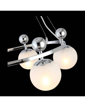 SLE106103-05 Люстра подвесная Хром/Белый E27 5*60W PECHIO-foto6