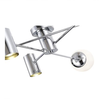 SLE1105-102-06 Светильник потолочный Хром/Белый GU10+E27 3+3*5+60W RAITO-foto3