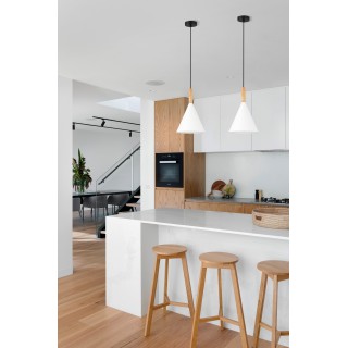 SLE1255-413-01 Светильник подвесной Черный/Белый E27 1*40W ARKET-foto4